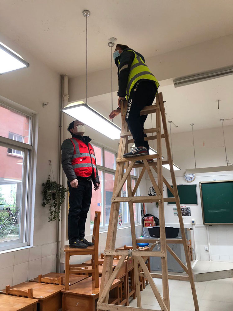 LED護眼教室燈具（jù）6大指標的參數，安裝護（hù）眼教室燈現場